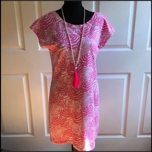 Lilly Pulitzer Pink Umbrella Cotton Dress
